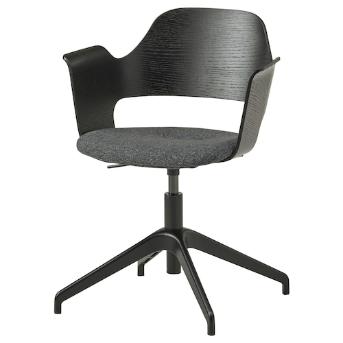 IKEA Fjällberget Stuhl Homeoffice schwarz
