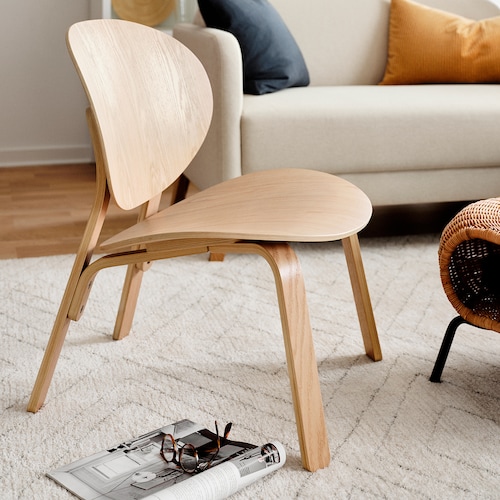 IKEA Fröset Sessel Eiche Einrichtung