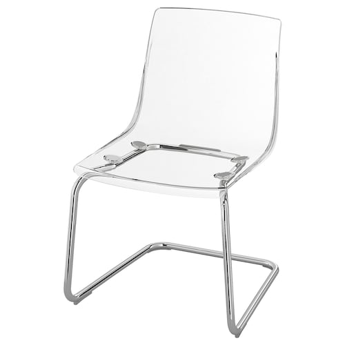 IKEA Stuhl Tobias transparent